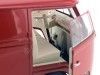 Carsdemetal.es 1963 Volkswagen T1 Microbus Painel Van Red 1:18 Welly 18053