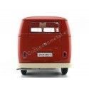 Cochesdemetal.es 1963 Volkswagen T1 Microbus Pannel Van "Service Porsche" Rojo 1:18 Welly 18053