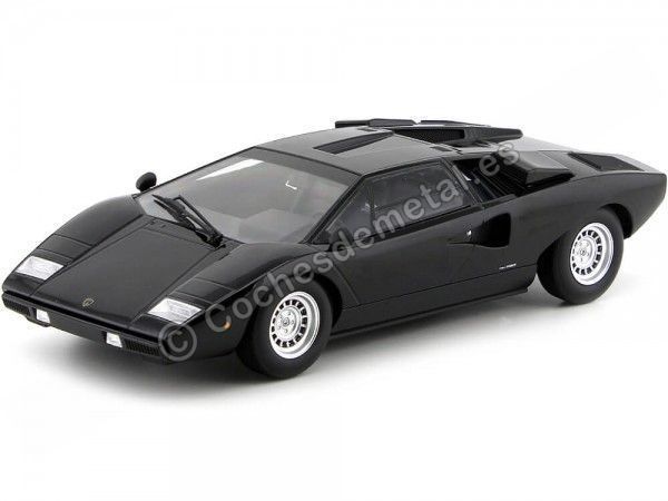 Cochesdemetal.es 1974 Lamborghini Countach LP400 Negro 1:18 Kyosho C09531BK