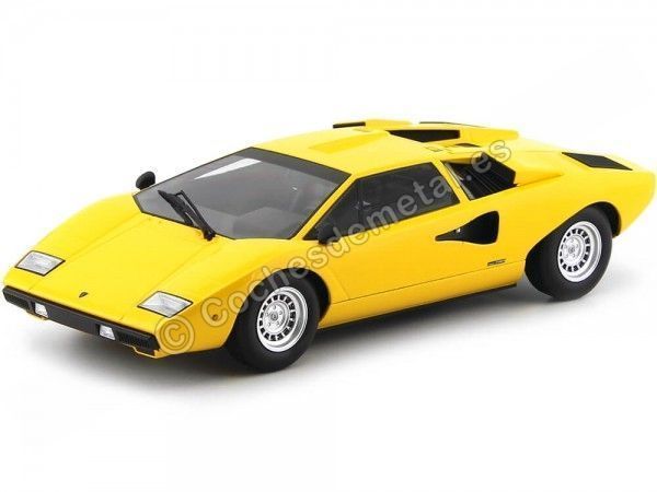 Cochesdemetal.es 1974 Lamborghini Countach LP400 Amarillo 1:18 Kyosho C09531Y