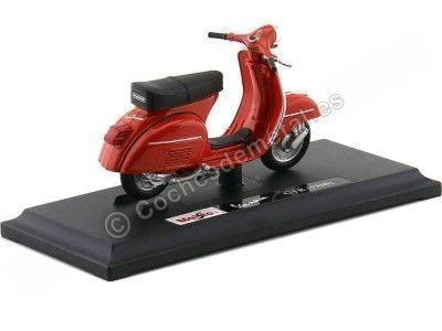 Cochesdemetal.es 1968 Vespa GTR Roja 1:18 Maisto 34540-05 2