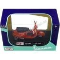 Carsdemetal.es 1968 Vespa GTR RED 1:18 MAISTO 34540-05