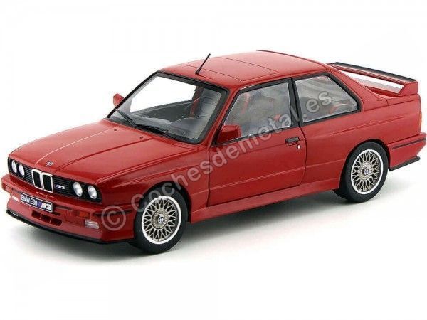 Carsdemetal.es 1986 BMW E30 M3 Vermelho 1:18 SOLLO S1801502
