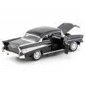 Cochesdemetal.es 1957 Chevrolet Bel Air Hard Top Negro 1:18 Motor Max 73180