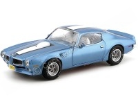 1972 Pontiac Firebird Trans Am Blue 1:18 Auto World AMM1076