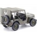 Cochesdemetal.es 1941 Jeep Willys 1-4 tonne Army Truck Green Clory 1:18 Welly 18055H