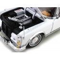 1966 Mercedes-Benz 600 W100 Landaulet Blanco Metalizado 1:18 Sun Star 2301 Cochesdemetal 13 - Coches de Metal 