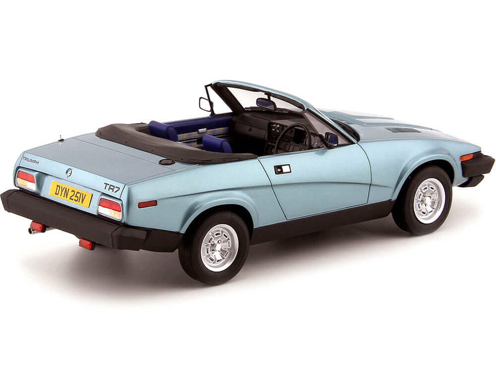 1980 Triumph TR7 DHC Azul Metalizado 1:18 Cult Scale Models CML0702