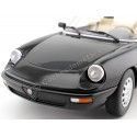 Cochesdemetal.es 1990 Alfa Romeo Spider 4 Convertible Black 1:18 KK-Scale 180182