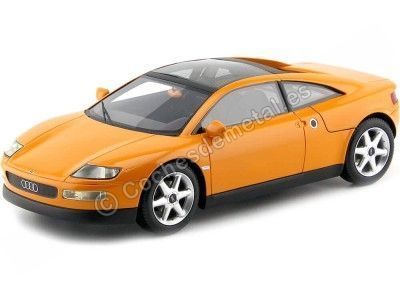 Cochesdemetal.es 1991 Audi Quattro Spyder Naranja 1:18 BOS-Models 067