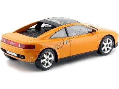 Cochesdemetal.es 1991 Audi Quattro Spyder Naranja 1:18 BOS-Models 067 2