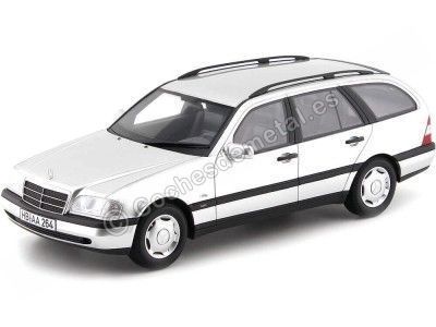 Carsdemetal.es 1996 Mercedes-Benz C220 T-Modelo (S202) cinza metálico 1:18 BOS-Models 029