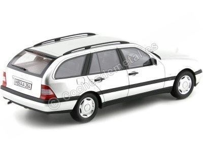 Carsdemetal.es 1996 Mercedes-Benz C220 T-Modelo (S202) cinza metálico 1:18 BOS-Models 029 2