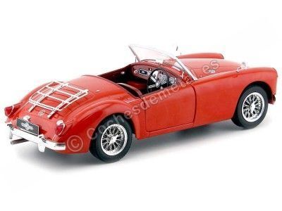 1957 MGA MKI A1500 Open Convertible 1:18 Red Triple-9 1800160 Cochesdemetal.es 2