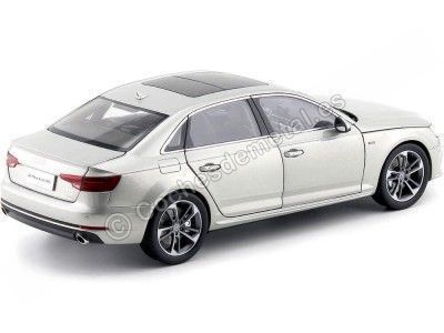 Cochesdemetal.es 2017 Audi A4L TFSI Sline Silver 1:18 Édition de concessionnaire FAW1005S 2