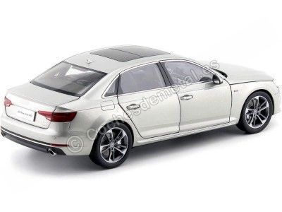 Cochesdemetal.es 2017 Audi A4L TFSI Sline Silver 1:18 Dealer Edition FAW1005S 2