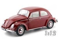 1961 Volkswagen Beetle Saloon Ruby Red 1:12 Sun Star 5210