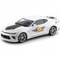 Cochesdemetal.es 2017 Chevrolet Camaro Indy Pace Car blanc 1:18 Auto World AW236