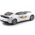 Cochesdemetal.es 2017 Chevrolet Camaro Indy Pace Car blanc 1:18 Auto World AW236