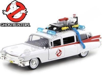 1959 Cadillac Ambulance Ecto-1 Ghostbusters Cazafantasmas 1:24 Jada Toys 99731/253235000 Cochesdemetal.es