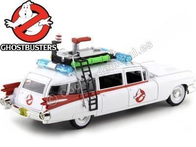 Cochesdemetal.es 1959 Cadillac Ambulance Ecto-1 Ghostbusters Cazafantasmas 1:24 Jada Toys 99731/253235000 2