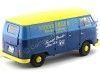 Cochesdemetal.es 1973 Volkswagen T1 Nurnberger Nachlichten Blue-Yellow 1:18 Schuco 450027900