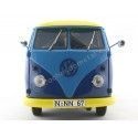 Carsdemetal.es 1973 Volkswagen T1 Nurnberger Nachcichten azul-amarelo 1:18 Schuco 450027900