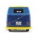 Carsdemetal.es 1973 Volkswagen T1 Nurnberger Nachcichten azul-amarelo 1:18 Schuco 450027900