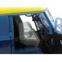 Cochesdemetal.es 1973 Volkswagen T1 Nurnberger Nachlichten Blue-Yellow 1:18 Schuco 450027900