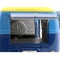 Carsdemetal.es 1973 Volkswagen T1 Nurnberger Nachcichten azul-amarelo 1:18 Schuco 450027900