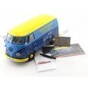 Cochesdemetal.es 1973 Volkswagen T1 Nurnberger Nachlichten Blue-Yellow 1:18 Schuco 450027900