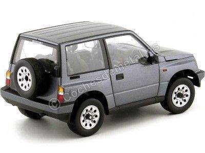 1995 Suzuki Vitara-Escudo Gris Oscuro 1:18 Dorlop 1000Bgy Cochesdemetal.es 2