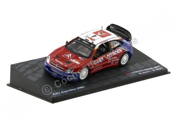 Cochesdemetal.es 2004 Citroen Xsara WRC Carlos Sainz Rally Argentine 1:43 Altaya IXO3