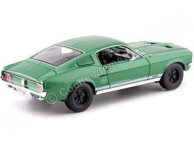 1967 Ford Mustang GTA Fastback Verde Oliva 1:18 Maisto 31166 Cochesdemetal.es 2