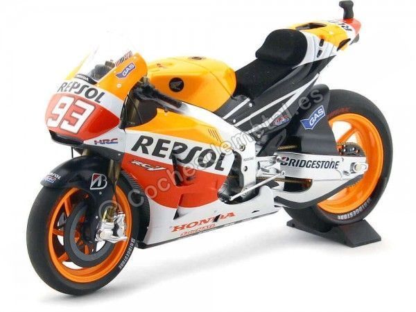 Carsdemetal.es 2014 Honda RC213V Marc Marquez Campeão Mundial MotoGP 1:12 Minichamps 122141193