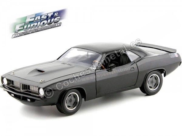 Cochesdemetal.es 2011 Plymouth Cuda Barracuda "Fast and Furious VII" 1:18 Highway-61 18005
