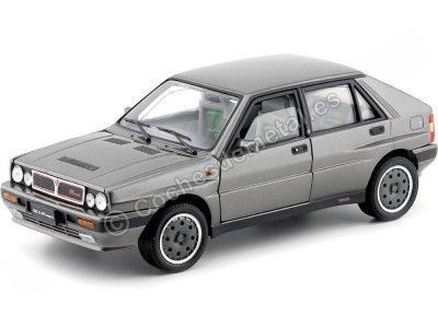 Carsdemetal.es 1989 Lancia Delta HF Integrale 8V Grigio Quarts 1:18 Sun Star 3155