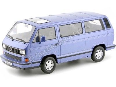 Carsdemetal.es 1993 Volkswagen Bus T3 Blue Star Blue 1:18 KK em escala KKDC180202