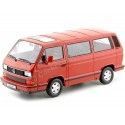 Cochesdemetal.es 1993 Volkswagen Bus T3 Red Star Rojo 1:18 KK-SCALE KKDC180203