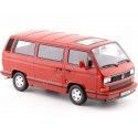 Cochesdemetal.es 1993 Volkswagen Bus T3 Red Star Rojo 1:18 KK-SCALE KKDC180203