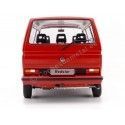 Cochesdemetal.es 1993 Volkswagen Bus T3 Red Star Rojo 1:18 KK-SCALE KKDC180203