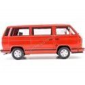 Cochesdemetal.es 1993 Volkswagen Bus T3 Red Star Rojo 1:18 KK-SCALE KKDC180203