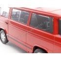 Cochesdemetal.es 1993 Volkswagen Bus T3 Red Star Rojo 1:18 KK-SCALE KKDC180203