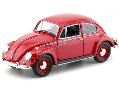 1967 Volkswagen Beetle Candy Apple Red 1:18 Greenlight 13511 Cochesdemetal.es