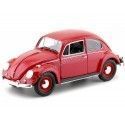 Cochesdemetal.es 1967 Volkswagen Beetle Candy Apple Red 1:18 Greenlight 13511