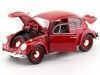 Cochesdemetal.es 1967 Volkswagen Beetle Candy Apple Red 1:18 Greenlight 13511