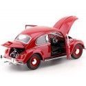 Cochesdemetal.es 1967 Volkswagen Beetle Candy Apple Red 1:18 Greenlight 13511