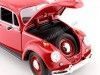 Cochesdemetal.es 1967 Volkswagen Beetle Candy Apple Red 1:18 Greenlight 13511