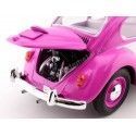 Cochesdemetal.es 1967 Volkswagen Beetle Rosa-Blanco 1:18 Greenlight 13512