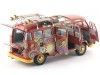 Carsdemetal.es 1973 Volkswagen T1 Samba Bus "Hippie Peace" 1:18 Schuco 450028300